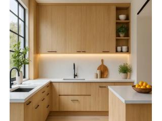 Wooden Kitchen Cabinet for a Warm and Elegant Kitchen