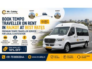 Book Tempo Traveller on Rent in Rajkot at Best Rates