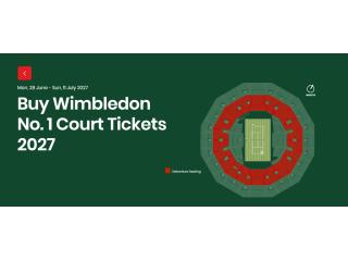 Buy Wimbledon No. 1 Court Tickets 2027