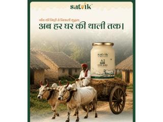 Satvik A2 Gir Cow Ghee – Village-Made Purity, Delivered to Your Home