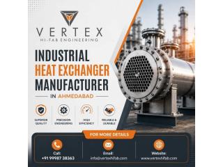 Industrial Heat Exchanger Manufacturer in Ahmedabad - Vertex Hi-Fab Engineering