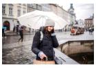 Hands-Free Umbrella Holder for Convenient Rain Protection