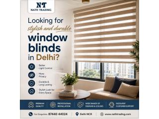Looking for stylish and durable window blinds in Delhi?