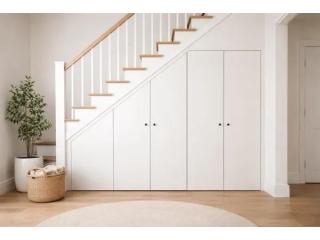 Under-Stair Shelving for Stylish Storage