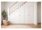 Under-Stair Shelving for Stylish Storage