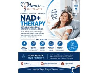 NAD+ Therapy in Frisco | Health & Wellness Support at Fit Focus MD