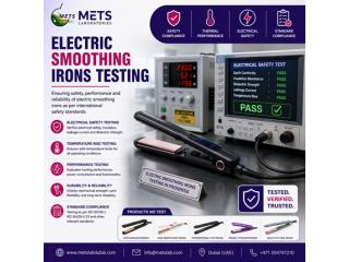 Electric Smoothing Irons Testing Service