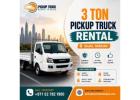 ???? 3 Ton Pickup Truck Rental Sajaa, Sharjah - Call Us Today! +971527821900