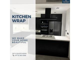 Affordable Kitchen Vinyl Wrapping in Dubai | Give Your Kitchen a Luxury New Look
