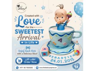 Celebrate Parenthood with a stunning Baby Shower Cake