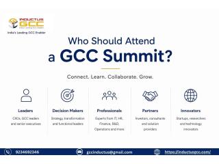 Who should attend a GCC Summit?