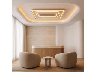 Nirvana Bladeless Flush Mount Cassette Fan with Designer LED