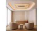 Nirvana Bladeless Flush Mount Cassette Fan with Designer LED