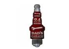 Spark Plug Sign | 6x17 Aluminum Garage Decor