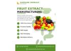 Fruit Extract Manufacturer & Bulk Supplier | Silverline Chemicals
