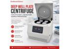 Deep Well Plate Centrifuge for Efficient Laboratory Sample Processing 