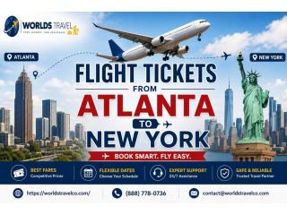 Flight Tickets from Atlanta to New York – Easy & Affordable Travel