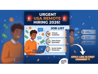 URGENT USA Remote Jobs Hiring 2026 - $20 to $35/Hr (Apply Now)