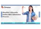 Shoolini University Online BBA Admission Process