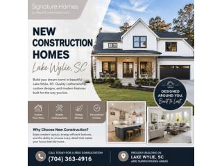New Construction Homes in Lake Wylie, SC – Build Your Dream Home