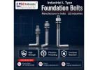 Industrial L Type Foundation Bolts Manufacturer in India | LG Industries 