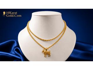 Buy Real 10k Gold Jewelry in Texas USA–10 Karat Gold