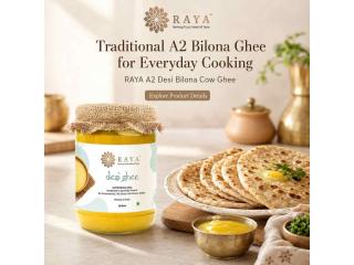 Discover RAYA A2 Desi Bilona Cow Ghee Online