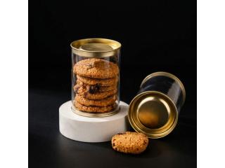 Clear Tin Jars with Shrink Sleeves That Give Small Food Businesses a More Premium Brand Presence