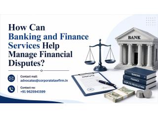 How Can Banking and Finance Services Help Manage Financial Disputes?