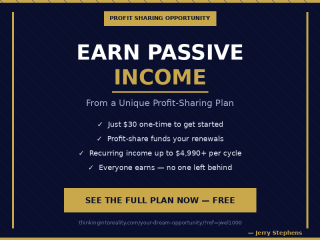 Earn Passive Income From a Profit-Sharing Plan