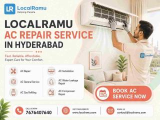 Stay Cool with LocalRamu AC Repair Service in Hyderabad