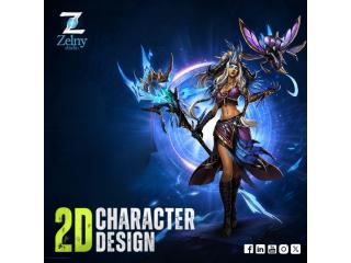 2D Character Design Services | 2D Game Art Services