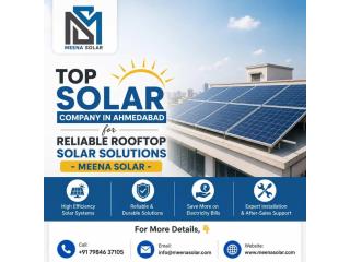 Top Solar Company in Ahmedabad for Reliable Rooftop Solar Solutions - Meena Solar