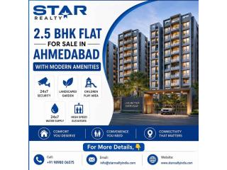2.5 BHK Flat for Sale in Ahmedabad with Modern Amenities | Star Realty India