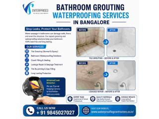 Bathroom grouting waterproofing services in Bangalore