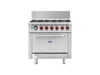 Commercial Gas Burners with Oven for Professional Kitchens