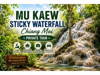 Mu Kaew Sticky Waterfall Chiang Mai Private Tour