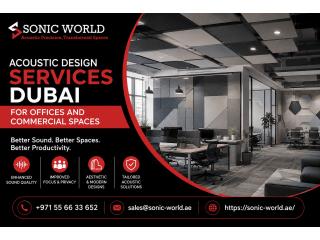Acoustic Design Services Dubai for Offices and Commercial Spaces