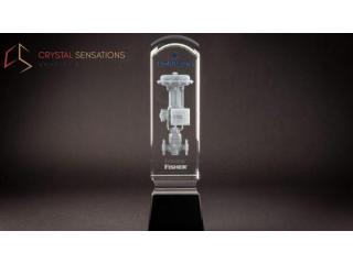 Premium Subsurface Laser Engraving for Crystal Keepsakes