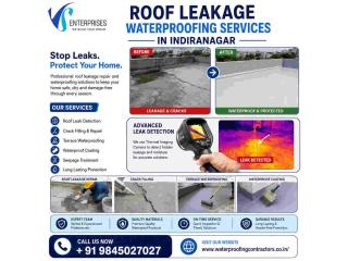 Roof leakage waterproofing services in Indiranagar