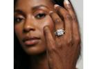  Labor Day Sale: 50% Off Elegant Princess Diamond Engagement Ring