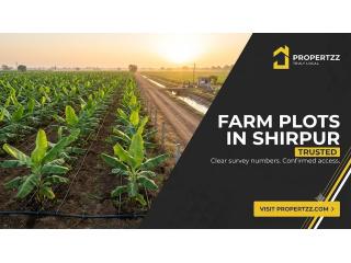 Established Agricultural Land in Shirpur — Find Fertile Farm Plots | Propertzz