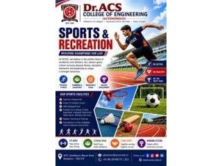 Sports & Recreation - top engineering colleges in bangalore under vtu | ACSCE