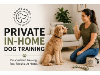 Private In-Home Dog Training | About A Dog