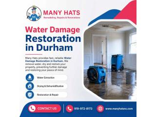 Water Damage Restoration in Durham