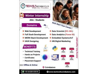 Web Development | Java |Coimbatore |Final Year Internship