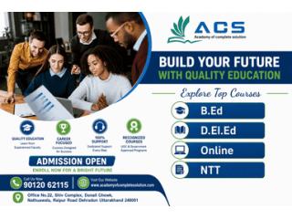 Deled College in Dehradun for Focused Teacher Education