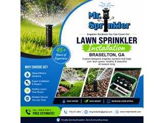 Lawn Sprinkler Installation Braselton, GA