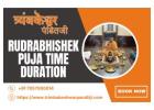 Rudrabhishek Puja Time Duration And Booking Details 