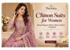 Chinon Suits for Women | Shop Elegant Ethnic Wear | TheSoka